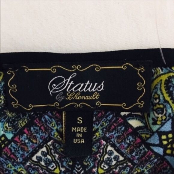 Status by Chenault SZ S Multicolored Blouse - Picture 4 of 4